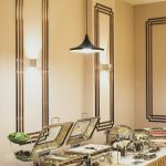 Luxurious buffet arrangement with diverse dishes in an elegant Ulaanbaatar restaurant setting.